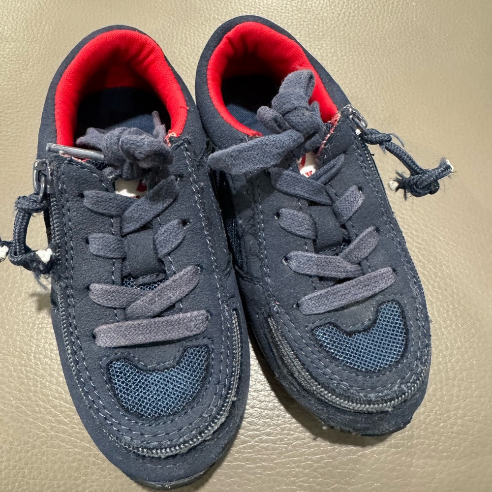 Gray And Red Toddler Billy Sneakers